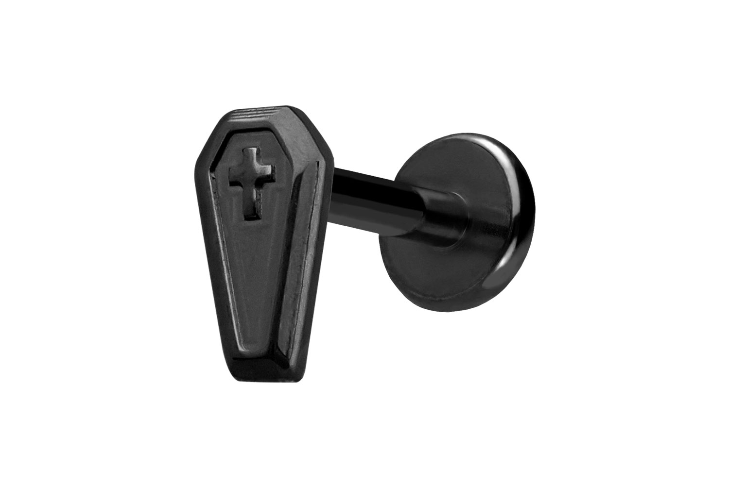 Titan Labret Piercing mit Push Fit SARG